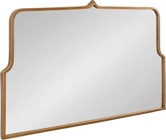 Kate and Laurel Gezella Scallop Arched Wall Mirror