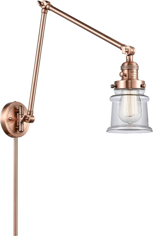 Innovations 238-AC-G182S-LED LED Swing Arm Lamp from Franklin Restoration Collection