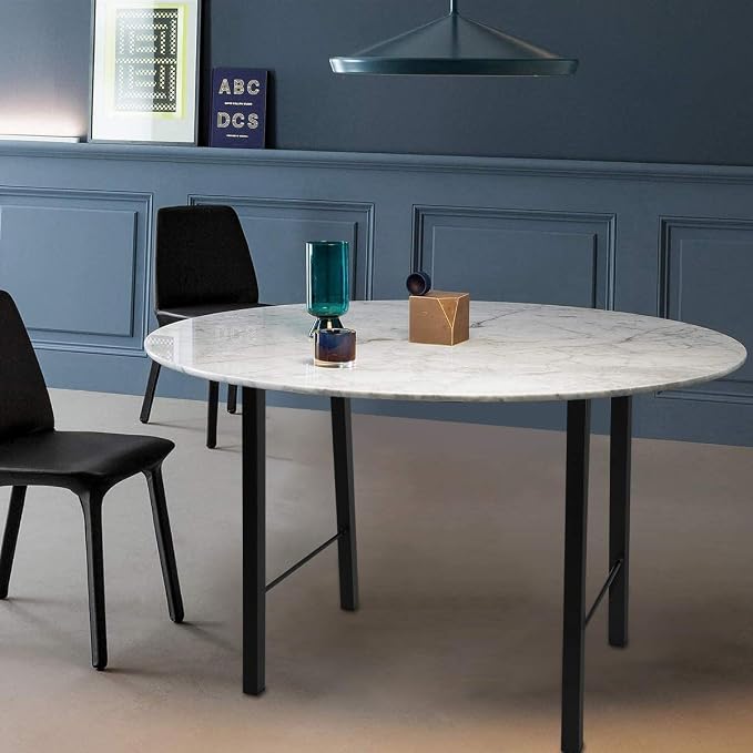 TC-HOMENY Table Legs 28 inches Set of 2 Furniture Legs Bench Legs Industry Metal Legs Coffee Table Desk
