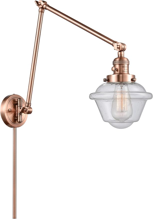 Innovations 238-AC-G534-LED LED Swing Arm Lamp from Franklin Restoration Collection