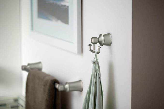 Moen YB2103BN Dartmoor Robe Hook, Brushed Nickel