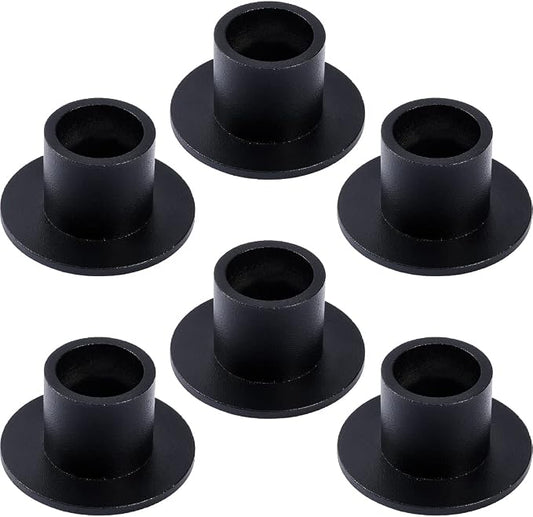 6PCS Black Taper Candle Holders, Matte Iron Candlestick Holders Centerpieces for Home Decoration, Wedding Anniversary, Party, Housewarming Gifts.
