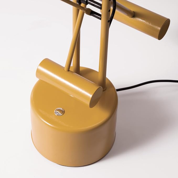 Lite Source Halotech Adjustable Antique Brass Metal LED Modern Desk Lamp
