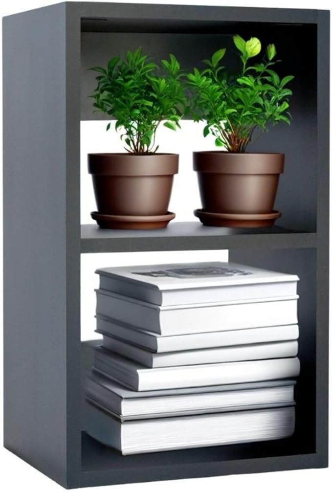 Custom Sized 2-Cube Cubby; Choose color, width, depth, and height. Units are 3/4 inch thick premium grade melamine for strong, solid unit. Easy assembly. Place on the floor or mount on a wall.