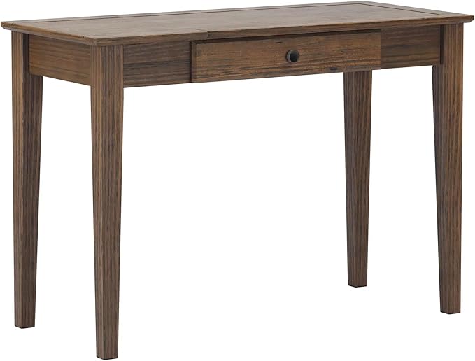 Grain Wood Furniture Greenport Desk/Dressing Table - Brushed Walnut