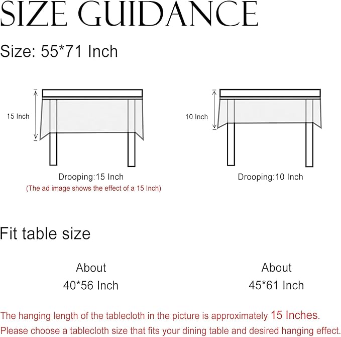 ISAENNE Designer Small Rectangular Tablecloth,Western Linen Colorful Floral Indoor Table Cloth,Wrinkle Resistant Decor Tablecloths for Dining Thanksgiving Kitchen Christmas,55"*71"-Serenity B