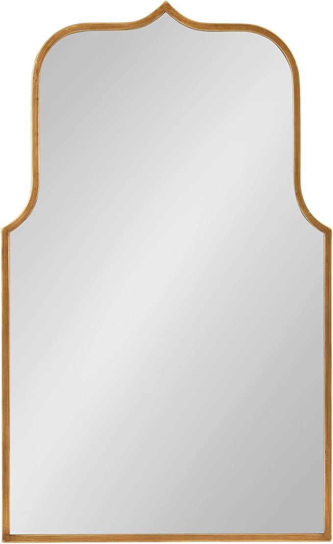 Kate and Laurel Gezella Scallop Arched Wall Mirror