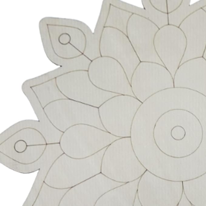 HouseVibe Geometry Wood Wall Art Ornament Bohemian Sculpture Decoration for Bathroom Bedroom Entryway Hallway Dining Room- Style a