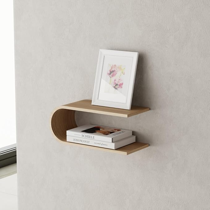 Wood Toilet Paper Holder Wall Mount for Multiple Rolls, Spare TP Roll Shelving, Walnut Floating Wall Display Shelf, Hanging Storage Shelves for Tissue (Wenge)