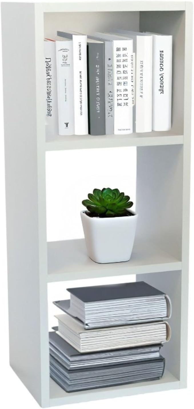 Custom Sized 3-Cube Cubby; Choose color, width, depth, and height. Units are 3/4 inch thick premium grade melamine for strong, solid unit. Easy assembly. Place on the floor or mount on a wall.