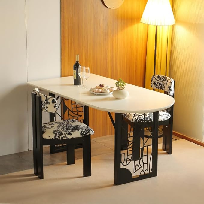 Elephant-Inspired Heavy Duty Metal Table Legs 28 inch, Industrial Modern Desk Base with Laser Engraving Design, Set of 2 for Dining Table/Office Furniture (F)