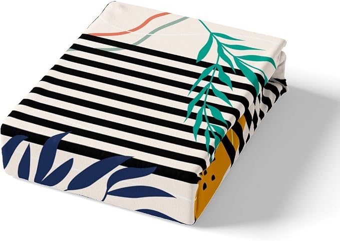Erosebridal Mid Century Duvet Cover Full Swirl Line Bedding Set, Vintage Minimalit Comforter Cover Modern Artwork Bed Set, Abstract Circle Spiral Bedding Lightweight for All Seasons