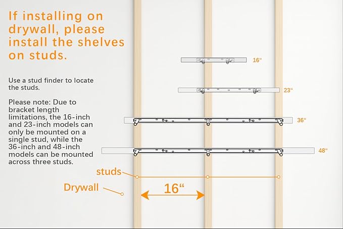 BAYKA Floating Shelves White, 22.5 inches Rustic Wood Wall Mounted Shelves for Bathroom, Bedroom, Living Room, Kitchen & Office, Hanging Display Shelf with 22 lbs Capacity