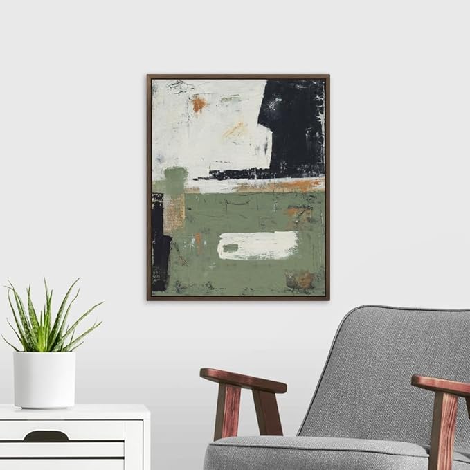CANVAS ON DEMAND Sage of Innocence Canvas Wall Art Print by Erin Ashley, Abstract, Contemporary, Home Decor, Modern Abstract, Artwork,16" x20in