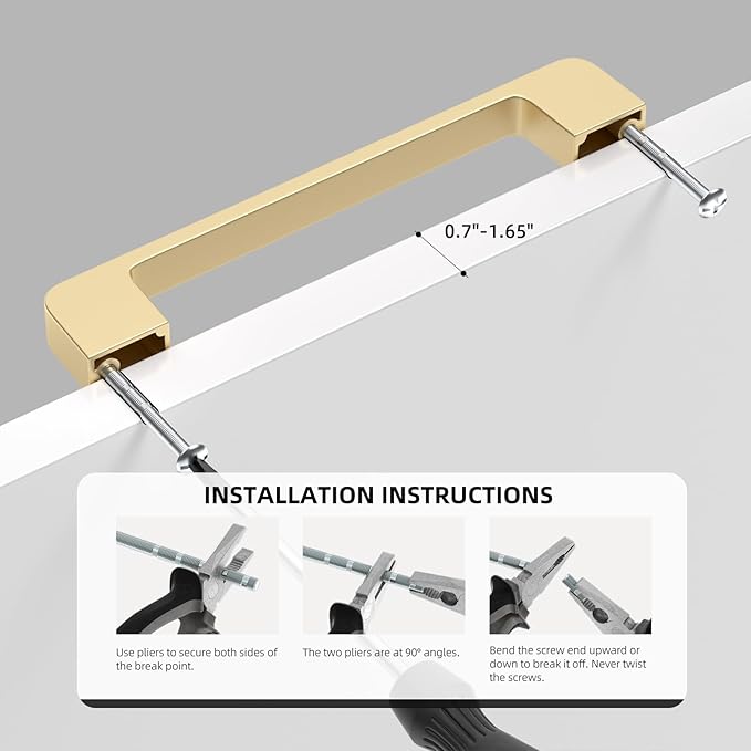 10 Pack 3-3/4 Inch Brushed Gold Cabinet Pulls Solid Zinc Alloy Gold Cabinet Handles - Brushed Brass Dresser Drawer Pulls for Kitchen Cabinet Hardware Zinc Alloy Handles