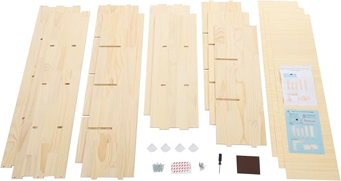 12-Cube Storage Organizer Solid Wood Cube Shelf with Deep Compartments, 220 lbs Capacity Wooden Cubby Bookcase for Living Room, Office, Dorm (12 Cube)