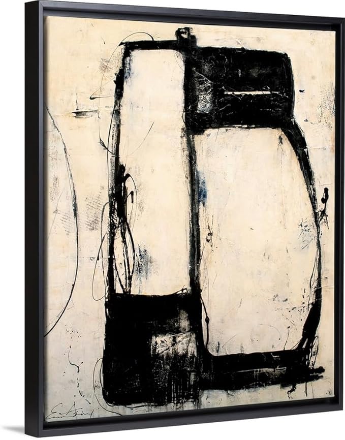 CANVAS ON DEMAND Lazy Dog Canvas Wall Art Print by Erin Ashley, Abstract, Home Decor, Modern Abstract, Artwork,24" x30in