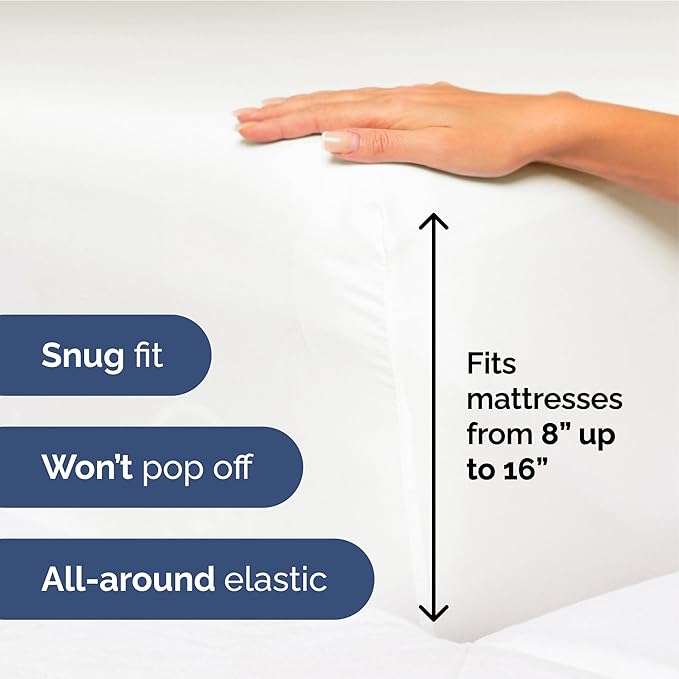 Twin XL Size 3 Piece Sheet Set - Extra Soft, Breathable And Cooling Sheets - Hotel Luxury Bed Sheets for Women & Men - Deep Pockets, Easy-Fit & Wrinkle-Free Sheets - Antique White Oeko-Tex Bed Sheets