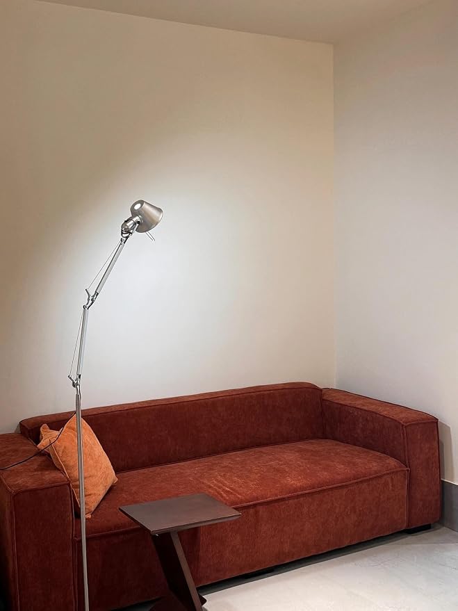 LIGHTLAND Modern Minimalist Mid-Century Wind Floor lamp Living Room Bedroom Study Desk Double Rocker arms Adjustable Fishing Light Reading Light - Small