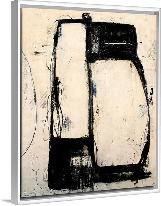 CANVAS ON DEMAND Lazy Dog Canvas Wall Art Print by Erin Ashley, Abstract, Home Decor, Modern Abstract, Artwork,11" x14in