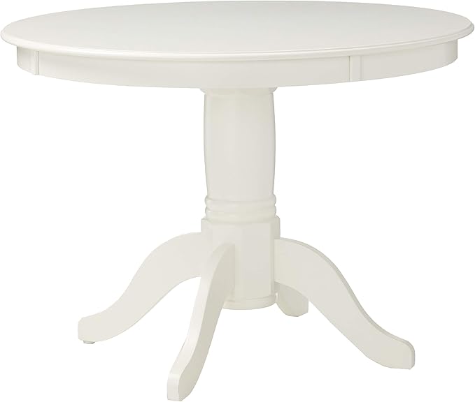 Angel Line 5 Piece Lindsey Dining Set, Off-White/Gray