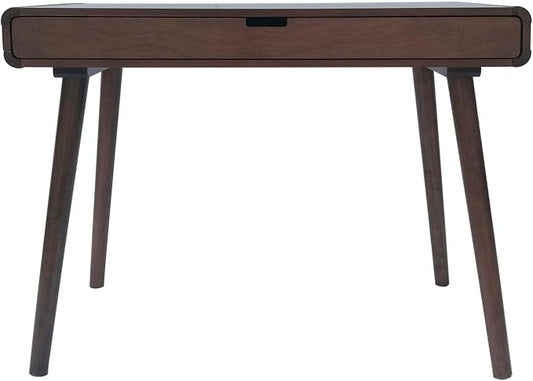 Christopher Knight Home Peninah Mid-Century Rubberwood Writing Desk, Medium Brown, 23.5 inches deep x 40.10 inches wide x 30. 00 inches high