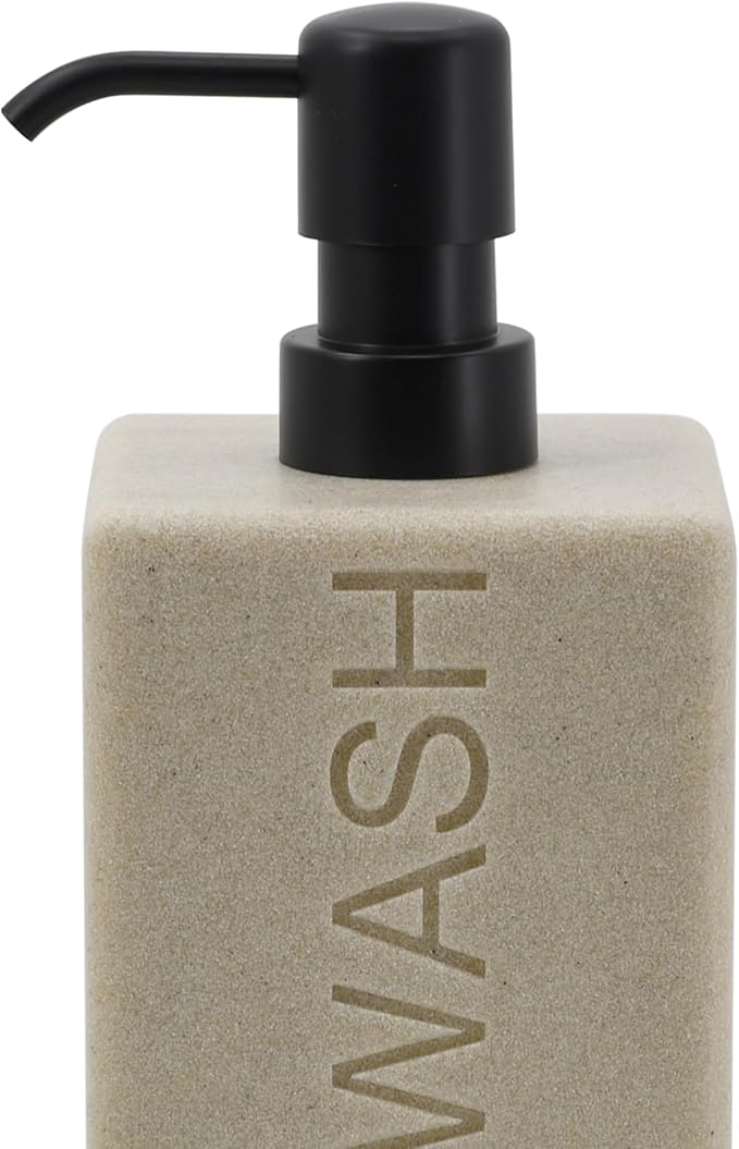 Rectangular Resin Dispenser Premium Bathroom Shampoo Conditioner Body Wash Bottle Modern Refillable Pump Design