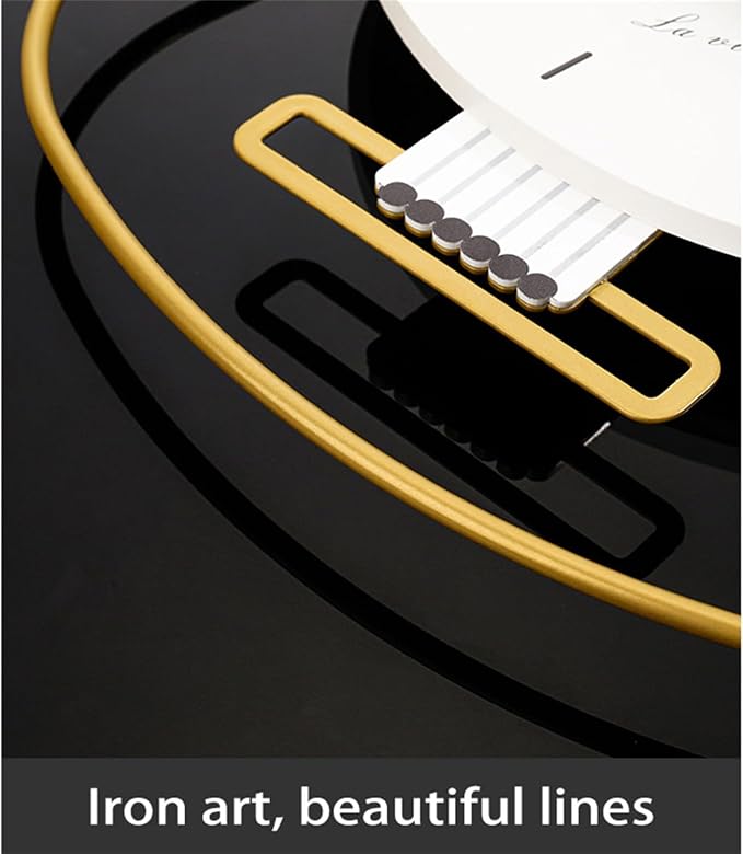 Guitar Wall Clock with Adjustable Light, Silent Clock Movement and Battery Operated, Great Decor for Music Room, Bedroom,Living Room