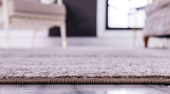 Unique Loom Bromley Collection Area Rug - Wells (3' 3" x 5' 3" Rectangle, Light Brown/ Ivory)