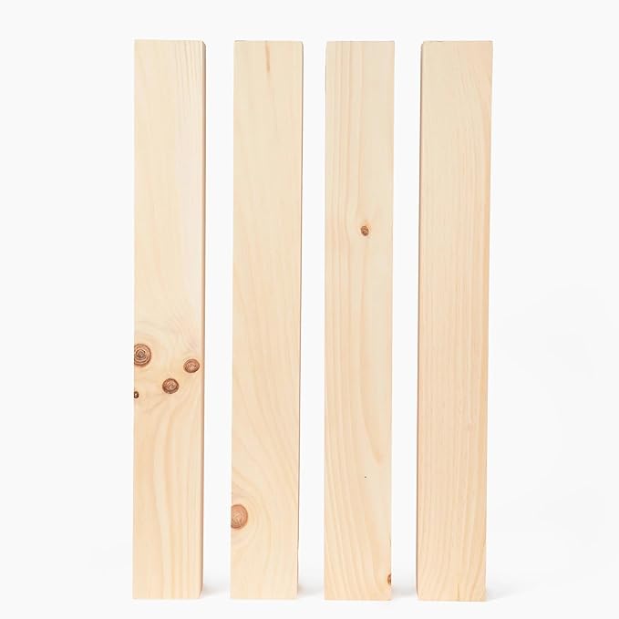 CAROLINA LEG CO. Square Farmhouse Dining Table Legs - Made in USA - Set of 4-3.5" x 29" - Ideal for Custom Furniture Projects