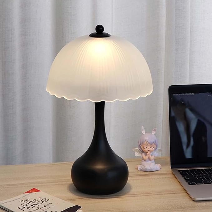 15" Table Lamp for Bedroom, 3 Color Dimmable Table Lamp,Rechargeable Cordless Bedside Lamps,Suitable for Living Bedroom Garden Dinning Kitchen