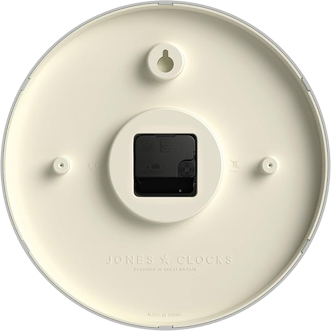 JONES CLOCKS® Studio wall Clock | Modern Round Style | 12 inch | Dark Green | Easy to Read Numbers | Versatile Design for Kitchen, Living Room or Office