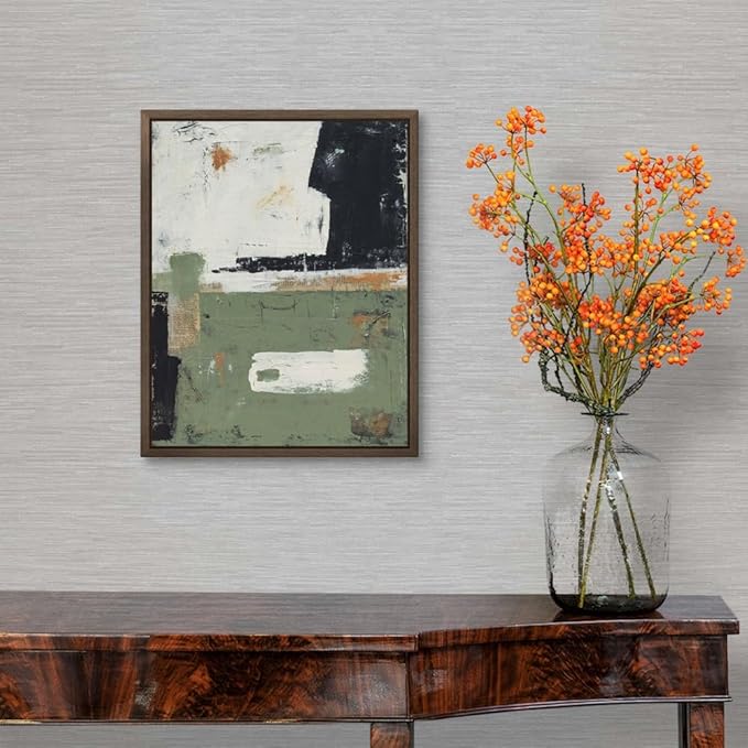 CANVAS ON DEMAND Sage of Innocence Canvas Wall Art Print by Erin Ashley, Abstract, Contemporary, Home Decor, Modern Abstract, Artwork,11" x14in