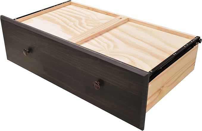 Grain Wood Furniture Shaker 6-Drawer Dresser, Solid Wood with an Expresso Finish