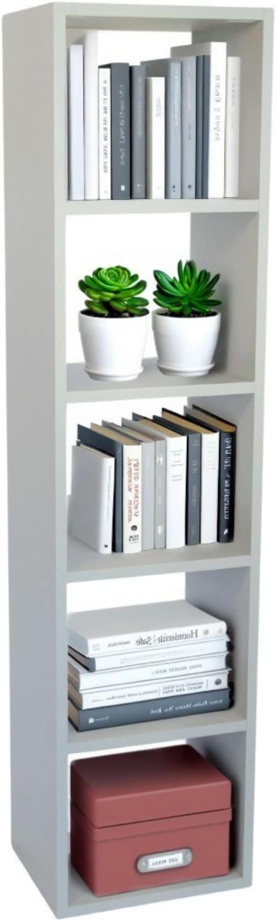 Custom Sized 5-Cube Cubby; Choose color, width, depth, and height. Units are 3/4 inch thick premium grade melamine for strong, solid unit. Easy assembly. Place on the floor or mount on a wall.