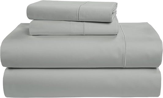 LANE LINEN 100% Egyptian Cotton Queen Sheet Set, Soft & Comfy Hotel Like Thick Fully Elasticized Mercerized Long Staple Cotton Sheet Queen Size Set, No Pill Fade Resistant Queen Sheets - Lime Stone