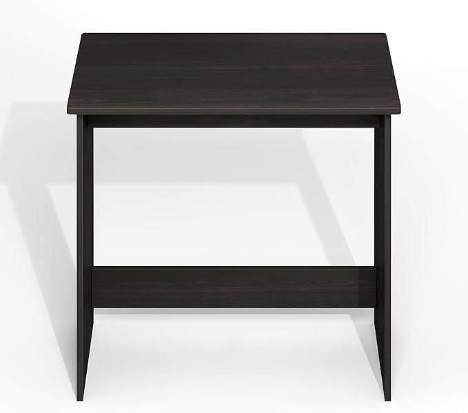 Furinno Simplistic 31-Inch Black Computer Desk, Small Office Desk, Rectangular Home Office Desk with Drawers, Gaming Desk for Home Office, Bedroom, Study Room, Black Espresso