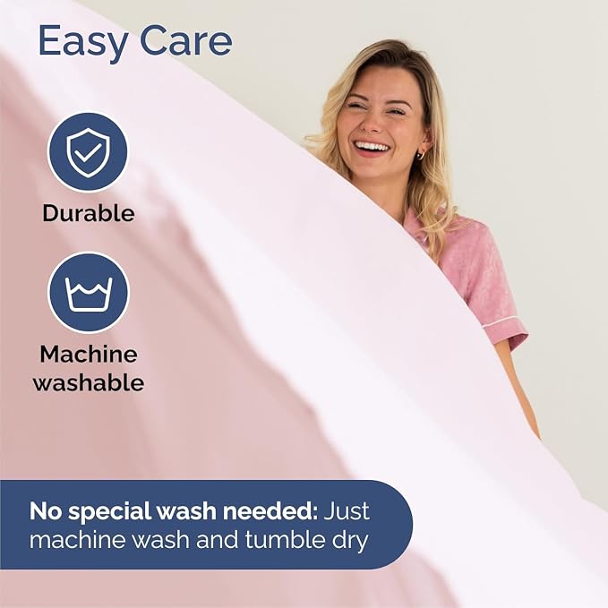 Cal King Size 4 Piece Sheet Set - Comfy Breathable & Cooling Sheets - Hotel Luxury Bed Sheets for Women & Men - Deep Pockets, Easy-Fit, Soft & Wrinkle Free Sheets - Lavender Pink Oeko-Tex Bed Sheets