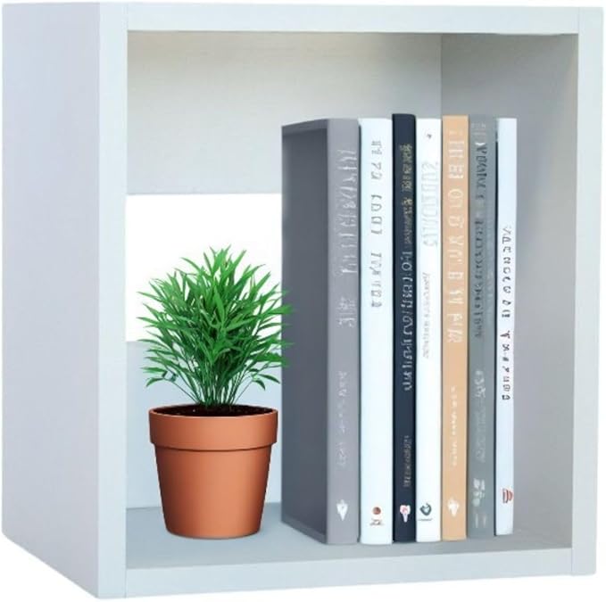 Custom Sized 1-Cube Cubby; Choose color, width, depth, and height. Units are 3/4 inch thick premium grade melamine for strong, solid unit. Easy assembly. Place on the floor or mount on a wall.