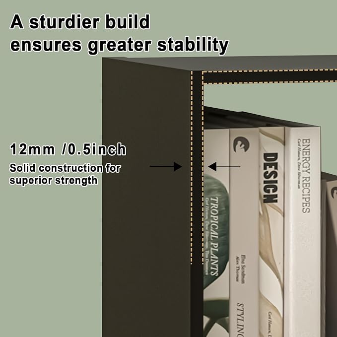 4 Cube Shelf with Anti-Tipping Kits + Reversible Open Back Bookcase, Multi Layer and Multi Grid Partition Layout (Chocolate 11in)