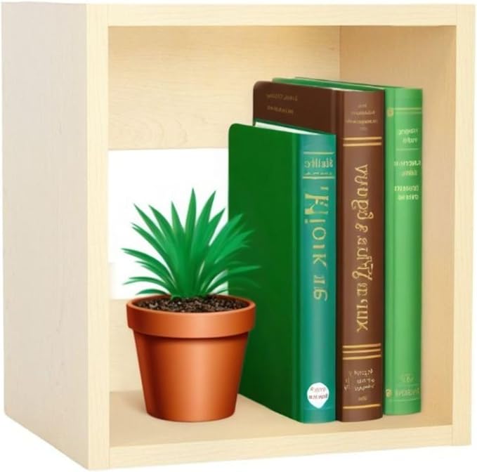 Custom Sized 1-Cube Cubby; Choose color, width, depth, and height. Units are 3/4 inch thick premium grade melamine for strong, solid unit. Easy assembly. Place on the floor or mount on a wall.