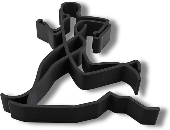 Runner Sculpture – Minimalist Running Figurine | Motivational Gift for Runners, Athletes & Fitness Lovers (Abstract Male Runner Matte Black)
