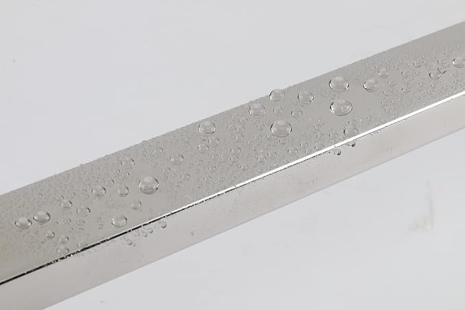 TocTen Bath Towel Rack - Square Base Thicken SUS304 Stainless Steel Towel Bar for Bathroom, Bathroom Accessories Towel Rod Heavy Duty Wall Mounted Towel Holder. (Chrome, 16)