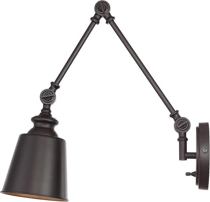 TW90033ORB 1-Light Swing Arm Lamp (2-Pack) in Oil Rubbed Bronze
