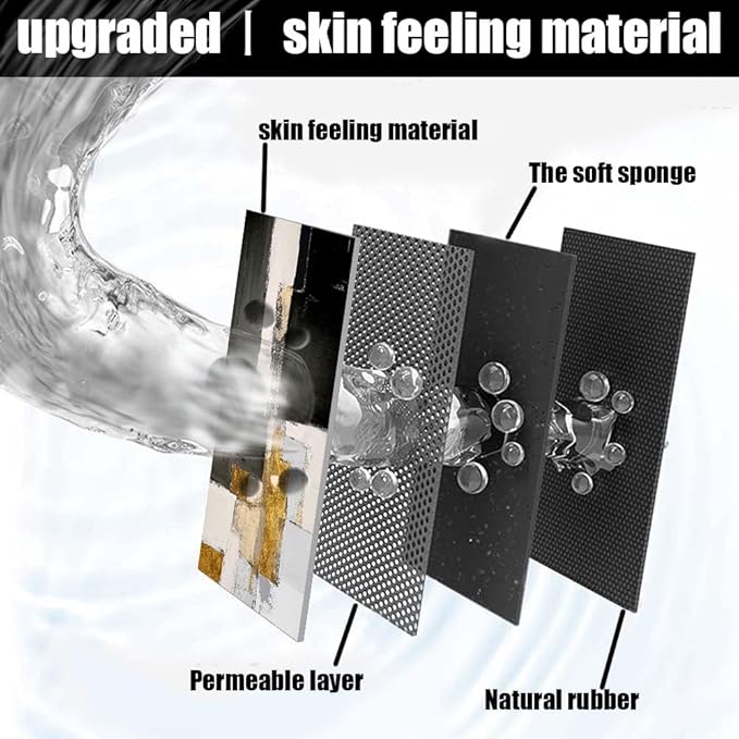 Bath Mat Rug,Abstract modern black gold Non Slip Quick Dry Super Absorbent Thin Bathroom Rugs Fit Under Door-Easy to clean Bathroom Floor Mats-Shower Rug for Shower Sink Bathtub(16" x 24"In)