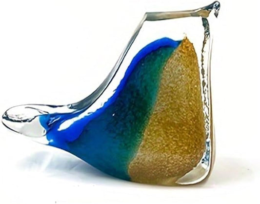 Glass Bird Decor Crystal Bird Sculpture Nature-Themed Home Accents Figurines Ornament Modern Art Living Room Shelves Tabletops