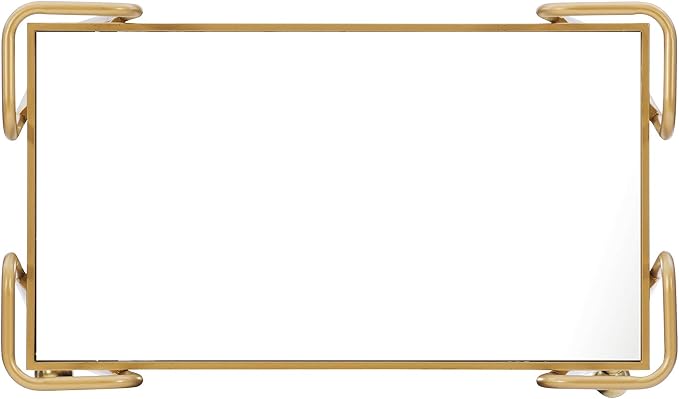Linon Gina Mid-Century Bar Cart, Gold