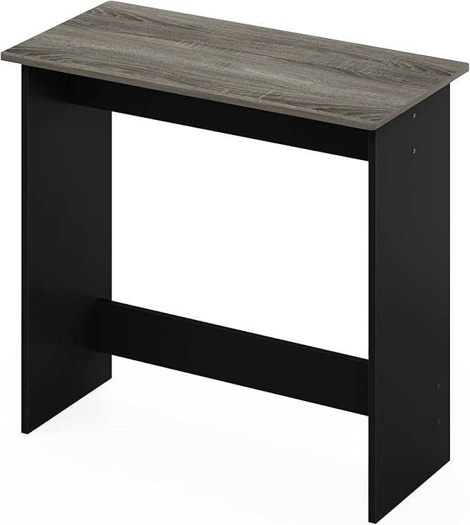 Furinno Simplistic Small Desk, 31.3" Wide Gaming Desk, Rectangular Computer Desk with Rounded Edges, Office Desk for Home Office, Bedroom, Study Room, Dorm, French Oak