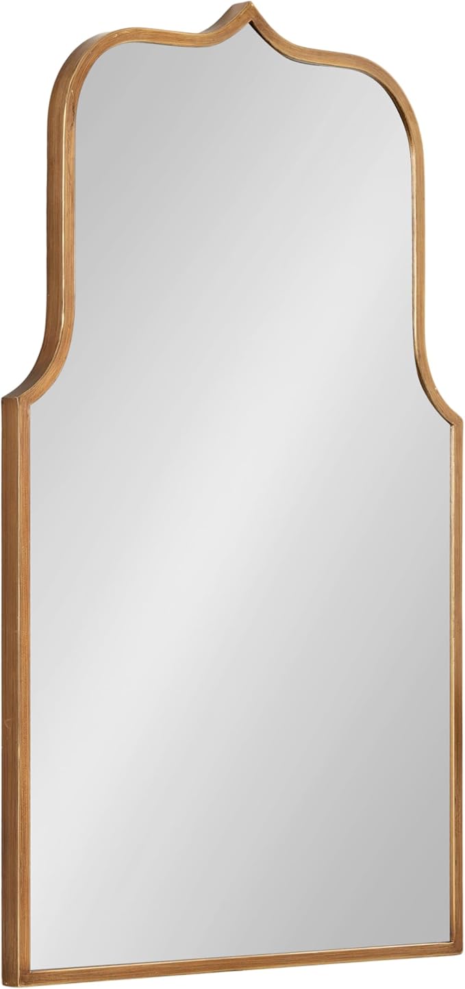 Kate and Laurel Gezella Scallop Arched Wall Mirror