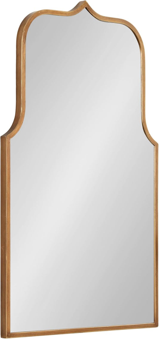 Kate and Laurel Gezella Scallop Arched Wall Mirror